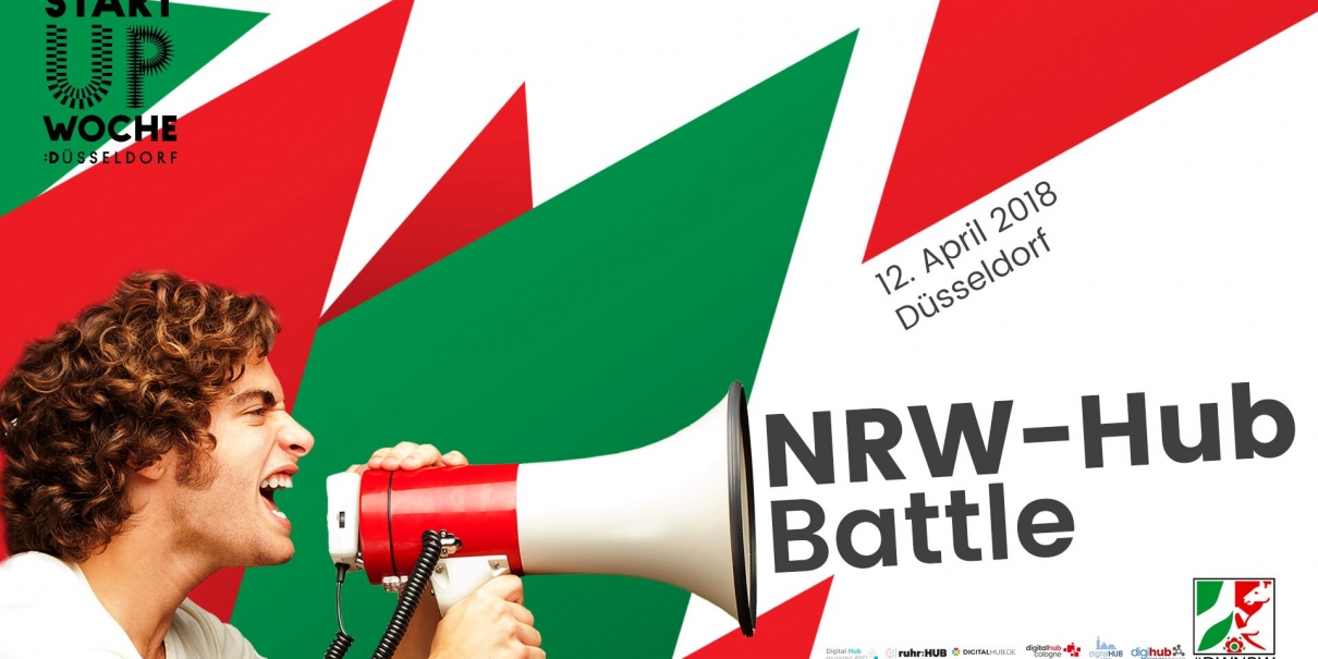 Der NRW Hub-Battle ist der Pitch-Event für ausgewählte Startups.
