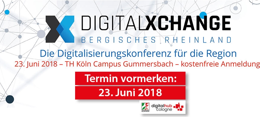 Jetzt vormerken: Die Digital Xchange 2018 in Gummersbach!