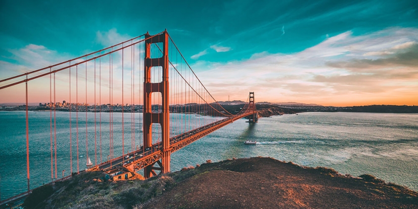 NRW-Startups dürfen ins Silicon Valley aufbrechen und die Top-Tech-Firmen in San Francisco / Palo Alto besuchen.